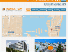 Tablet Screenshot of momentumbusinesscenter.com